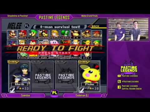 SaP Melee 4/21/16 GF: Zaandaa (Marth) vs Codeman (Pichu)