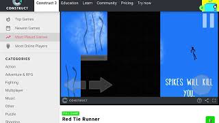 Red tie runner