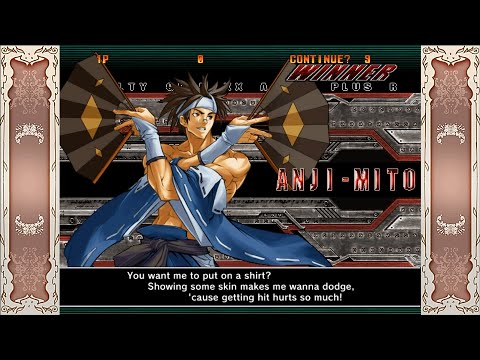 All Anji Mito Win Quotes | Guilty Gear XX Accent Core Plus R