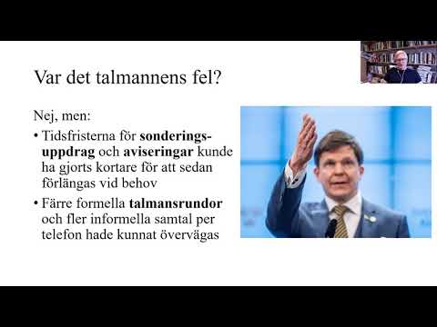 Vilka lärdomar kan dras från regeringsbildningen 2018?