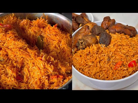 HOW TO MAKE NIGERIAN JOLLOF RICE,SMOKY & Delicious