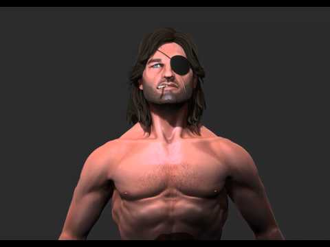 Snake Plissken (Escape from NY) - 3D Model WIP