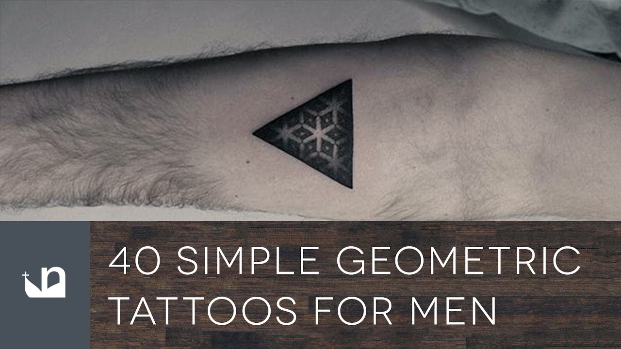 40 Simple Geometric Tattoos For Men