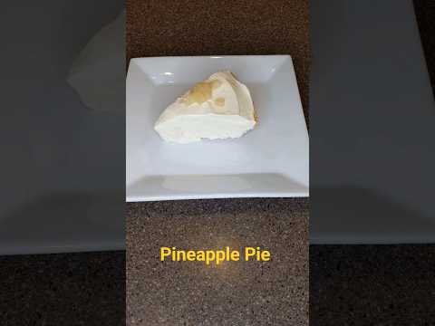 Simple Pineapple Pie 🍍#recipe #pie