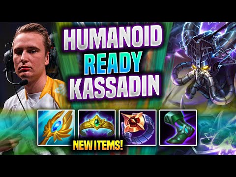 HUMANOID IS READY TO PLAY KASSADIN NEW ITEMS! - MAD Humanoid Plays Kassadin MID vs Darius! |