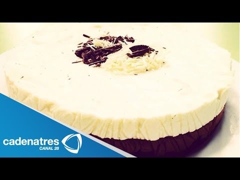 Receta para preparar Pastel blanco y negro / Cómo hacer pastel de chocolate blanco y negro