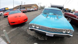 Maple Motors SNEAK PEEK 11/23/25 Lot Walk Classic Cars For Sale