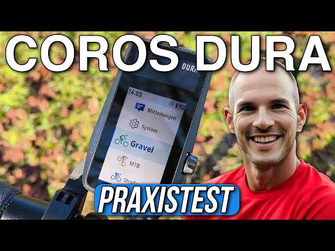 COROS DURA review & experience 👉🚲 GPS bike computer with up to 120 hours of battery life! komoot ...