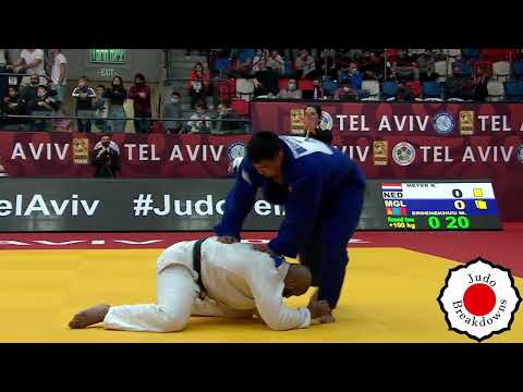 Judo Mens - Roy Meyer vs. Munkhjargal Erdenekhuu - O100 Grand Slam Tel Aviv 2022
