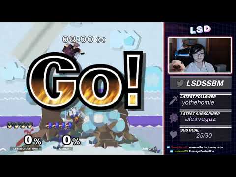 S@X 386 - LSD (Marth) vs Ginger (Falco) - Top 8 LSF