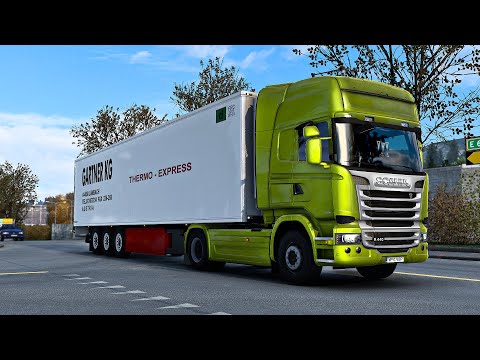ETS2 1.41 - ProMods 2.56 - SCANIA R440 - Trip: Östersund - Otta