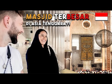 Bule Inggris Pertama Kali Masuk MASJID ISTIQLAL!
