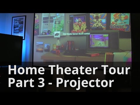 Home Theater Tour Part 3 - Projector