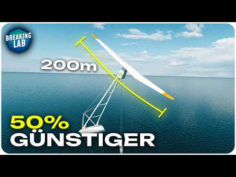 Video Thumbnail: Nur ein Rotor: Neues Windrad liefert 38% mehr Energie!