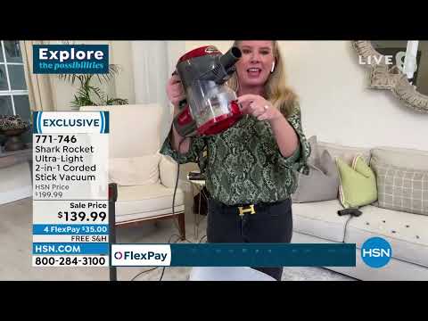 Shark Rocket UltraLight 2in1 Corded Stick Vacuum and Acc...