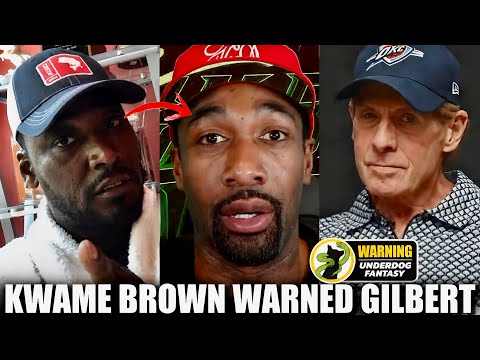 Shocking Video Exposes Kwame Brown Warned Gilbert Arenas Underdog Would Replace Him On Gils Arena