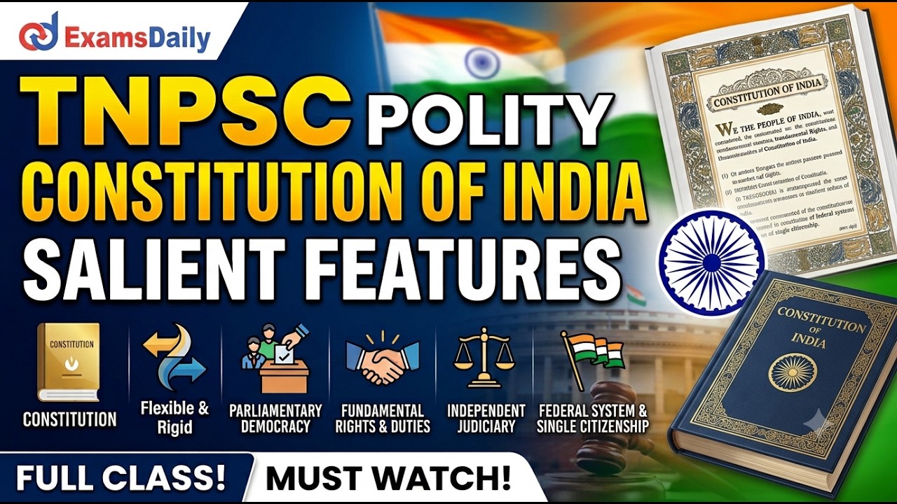 TNPSC - Polity - Constitution of India - Salient Features