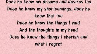 Karen Clark Sheard He knows Lyrics