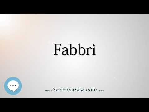 Fabbri (How to Pronounce Cities of the World)💬⭐🌍✅
