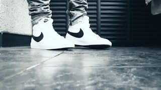 nike blazer mid on feet