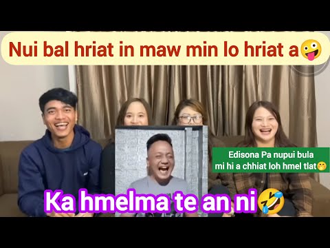 Nui bal hriat in maw min lo hriat a😡🤪😂 Tluanga Tochhawng React 