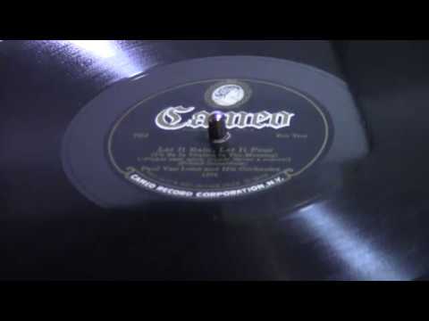 Let It Rain, Let it Pour - an old 78RPM record