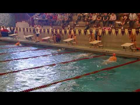 Women's 100 breaststroke vs Denver (1/20/18)