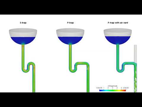 2019-12 - Sealing of S-trap and P-trap under the sink with strong siphon effect