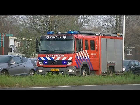 40x Brandweer Naar Grote Branden Waterongevallen en Afhijzingen in Zaandam en Amsterdam