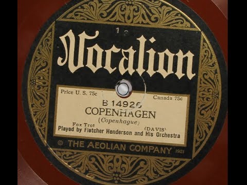 Fletcher Henderson Orchestra "Copenhagen" Vocalion 14926 (1924) Louis Armstrong