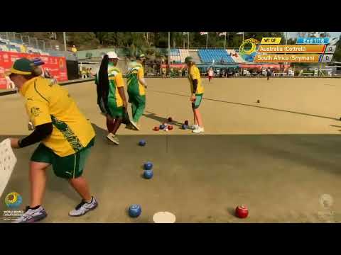 2023 World Bowls Championships   Women’s Triples   Quarter Final   Australia v South Africa