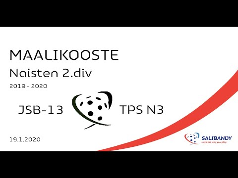 Maalikooste N2div JSB-13 - TPS N3 19.1.2020