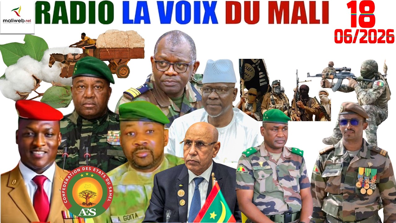 La Revue de Presse de la RADIO LA VOIX DU MALI du 18 Juin 2026