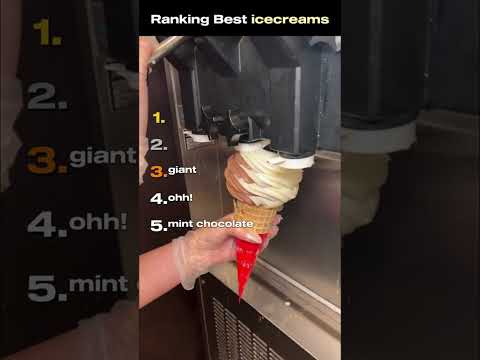 Ranking Best ICECREAMS 🍦 #viral #icecream #fyp