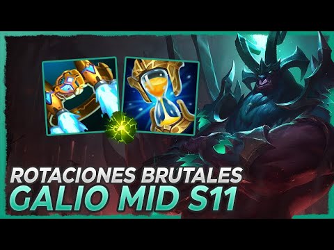 🧐 ¡GALIO VS TWISTED FATE! BATALLA DE ROTACIONES CON LA ULTI 🧐 Galio Mid Gameplay + Guía + Build S11