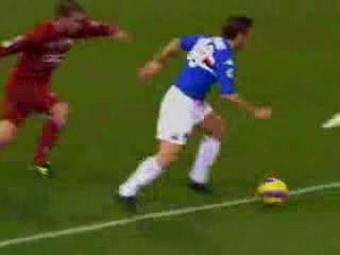 Cassano assist vs reggina