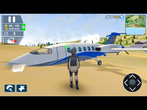 Flying V-22 Osprey Aircraft Piaggio 180 and Fighter Jet HFPS Simulator - Android Gameplay.