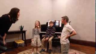 Telling Audrey she got the part of Gretl in the national tour of The Sound of Music! video