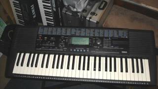 Video thumbnail for Yamaha PSR-320 Demo by John L