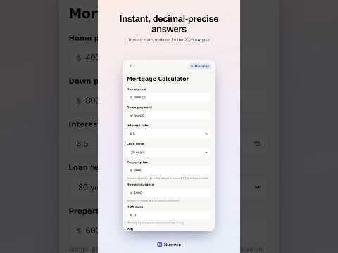 Numveo: Financial Calculators video thumbnail