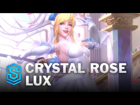 [OUDATED] Crystal Rose Lux Wild Rift Skin Spotlight