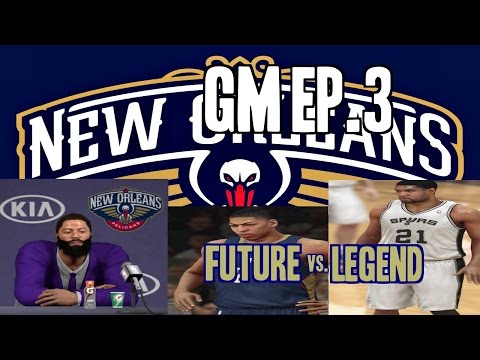 PS4 NBA 2K14 My Gm Pelicans Episode 3-Future Vs. Legend