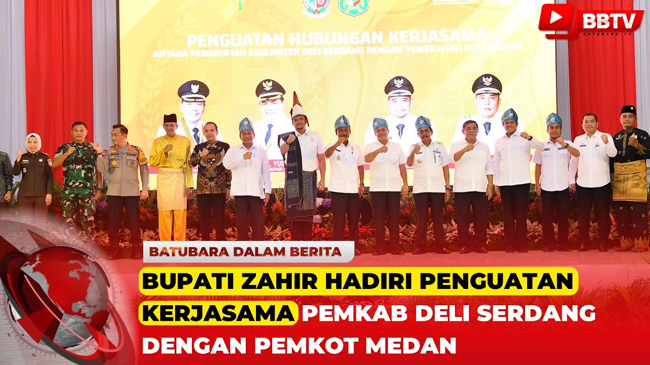 BUPATI ZAHIR HADIRI PENGUATAN KERJASAMA PEMKAB DELI SERDANG DENGAN PEMKOT MEDAN