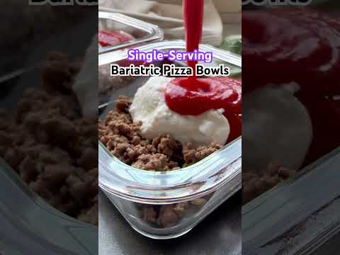 Bariatric Pizza Bowls | Easy Gastric Sleeve and Gastric Bypass Recipes #bariatricsurgery #wlsdiet