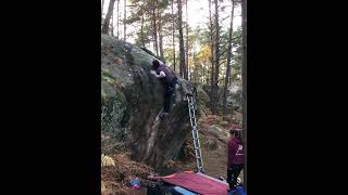 Video thumbnail: La Chose, 7c+. Fontainebleau