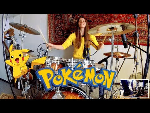 25 Years Pokémon - Theme Song (Drum Cover by Verry on Drums)