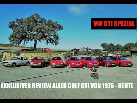 VW GTI - Alle Golf GTI aus 42 Jahren! GERMAN