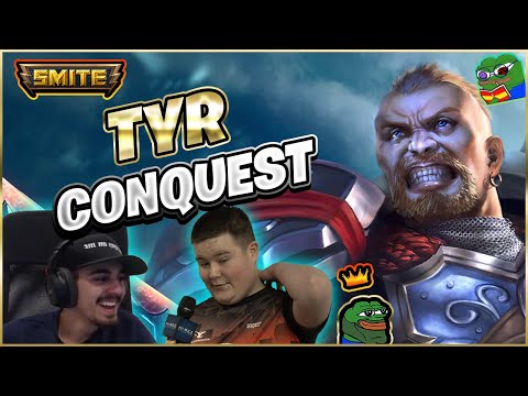 TYR, VAMOS A JUNGLEAR UN POCO | Julio | Smite Ranked Conquest DuoQ Spudio 💜