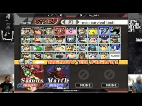 Flaoc 11 - Brawl Singles - V115 (Zero Suit Samus) vs Ray_Kalm (Marth)