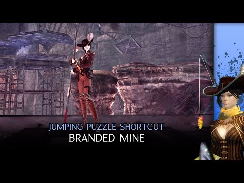 Guild Wars 2 Jumping Puzzle Shortcut - Branded Mine (Jade Bot)
